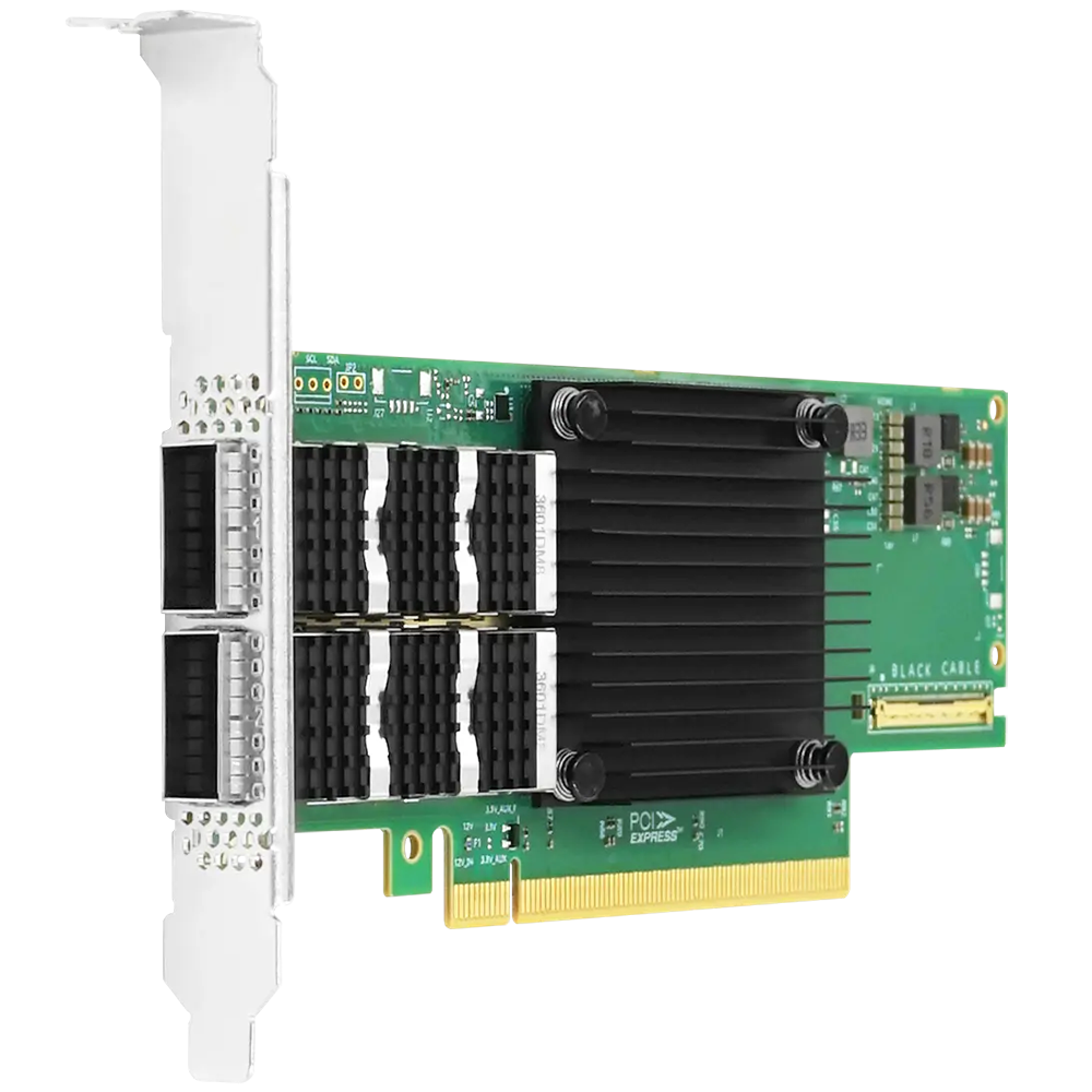 Сетевой адаптер LR-Link LRES1160PF-2QSFP56 PCIe4.0 x16 Dual Port 200G NIC Card