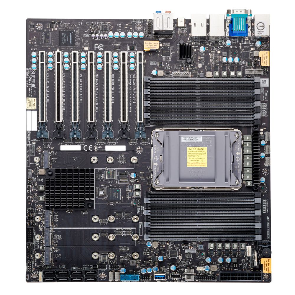 Материнская плата SuperMicro MBD-X12SPA-TF-B LGA4189, C621A, 16*DDR4(3200), 4*M.2, 7*PCIE, 10Glan, G