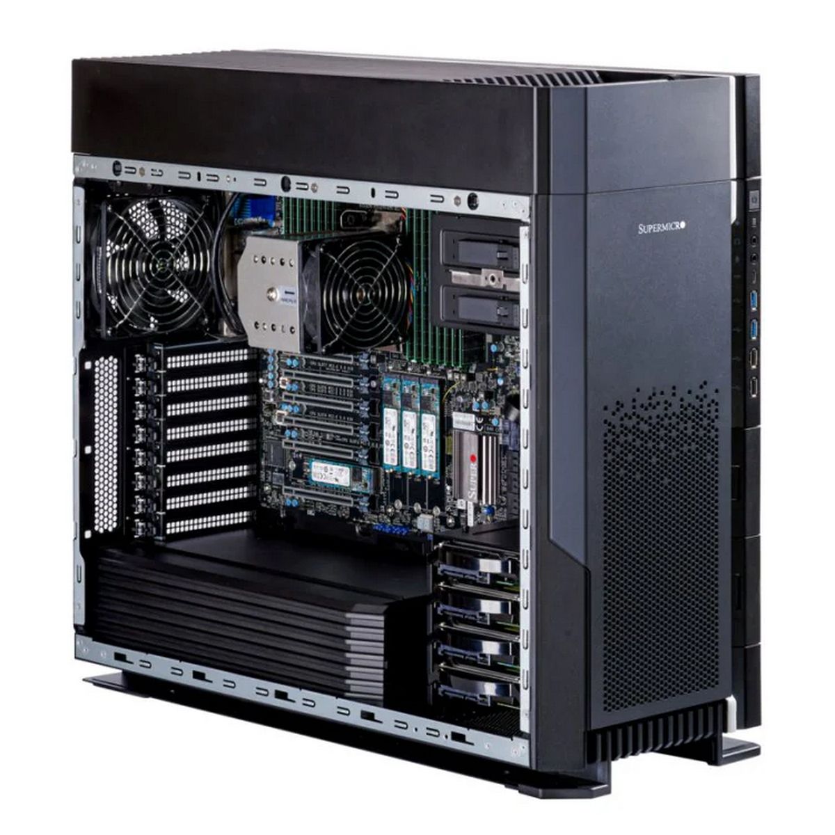 Серверная платформа Supermicro SuperWorkstation Full Tower 551A-T W-3400 Xeon/no DIMM(16) only DDR5/