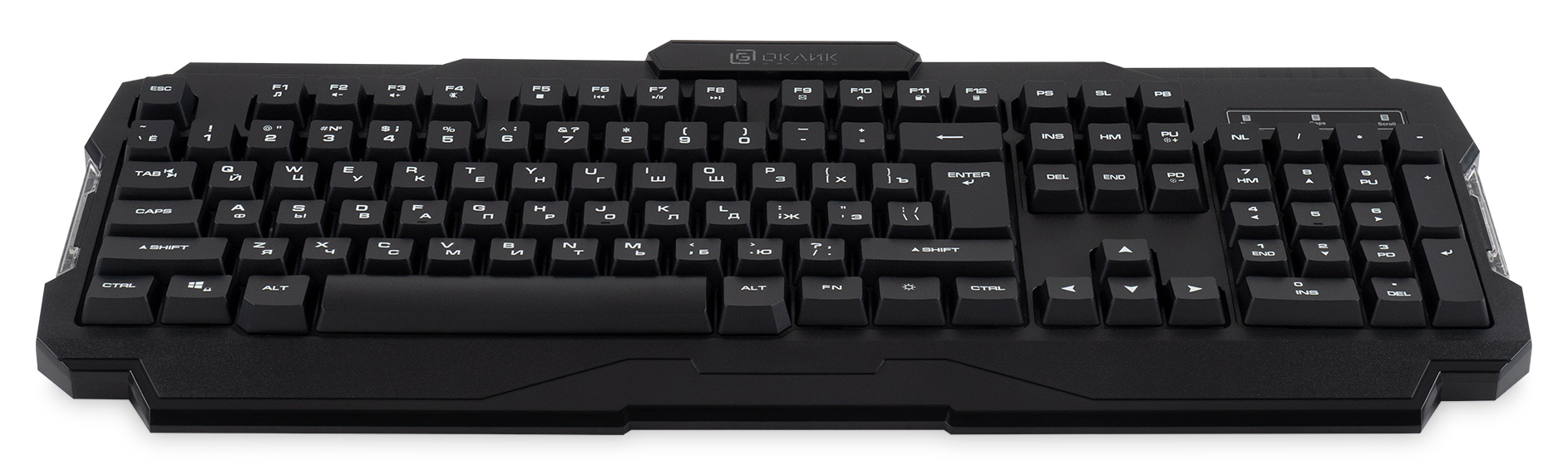 Клавиатура Оклик 757G HW2 черный USB for gamer (1790295)