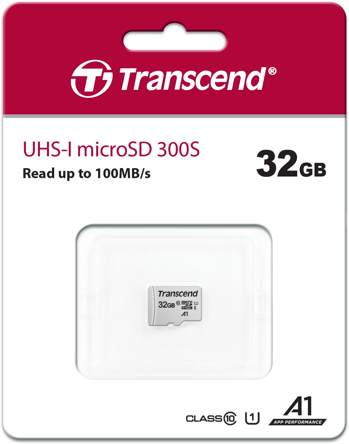 Флеш карта microSDHC 32GB Transcend TS32GUSD300S w/o adapter