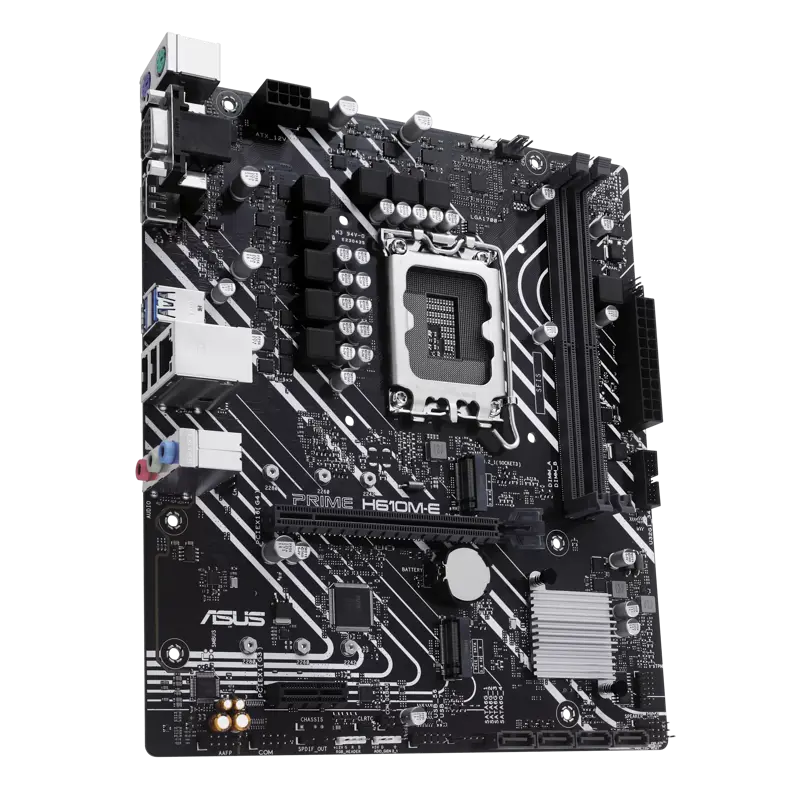 Материнская плата Asus PRIME H610M-E-CSM Soc-1700 Intel H610 2xDDR5 mATX AC`97 8ch(7.1) GbLAN+VGA+HD