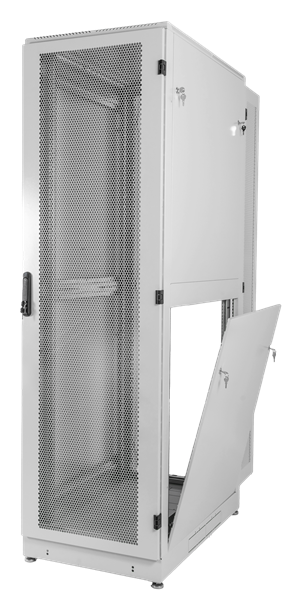 Шкаф ЦМО Шкаф серверный напольный 48U (600  1000) дверь перфорированная 2 шт.