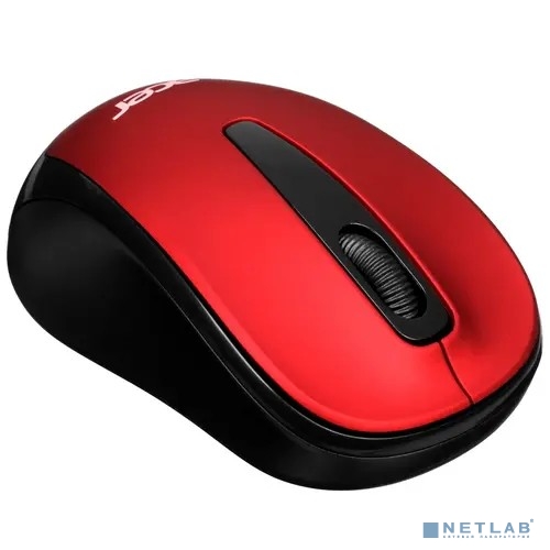 Мышь Acer OMR136 красный оптическая 1000dpi беспров. USB для ноутбука 3but (ZL.MCEEE.01J)