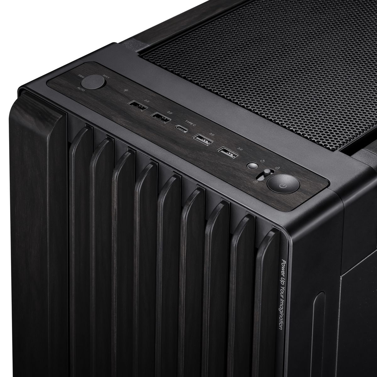 Корпус  PROART PA602 WOOD METAL PWM BLACK