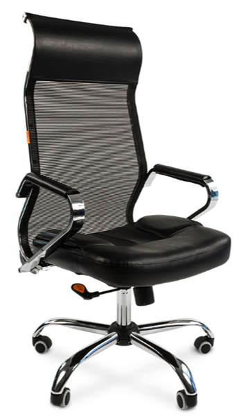 Офисное кресло Chairman 700    Россия     экопремиум черный/сетка н.м.