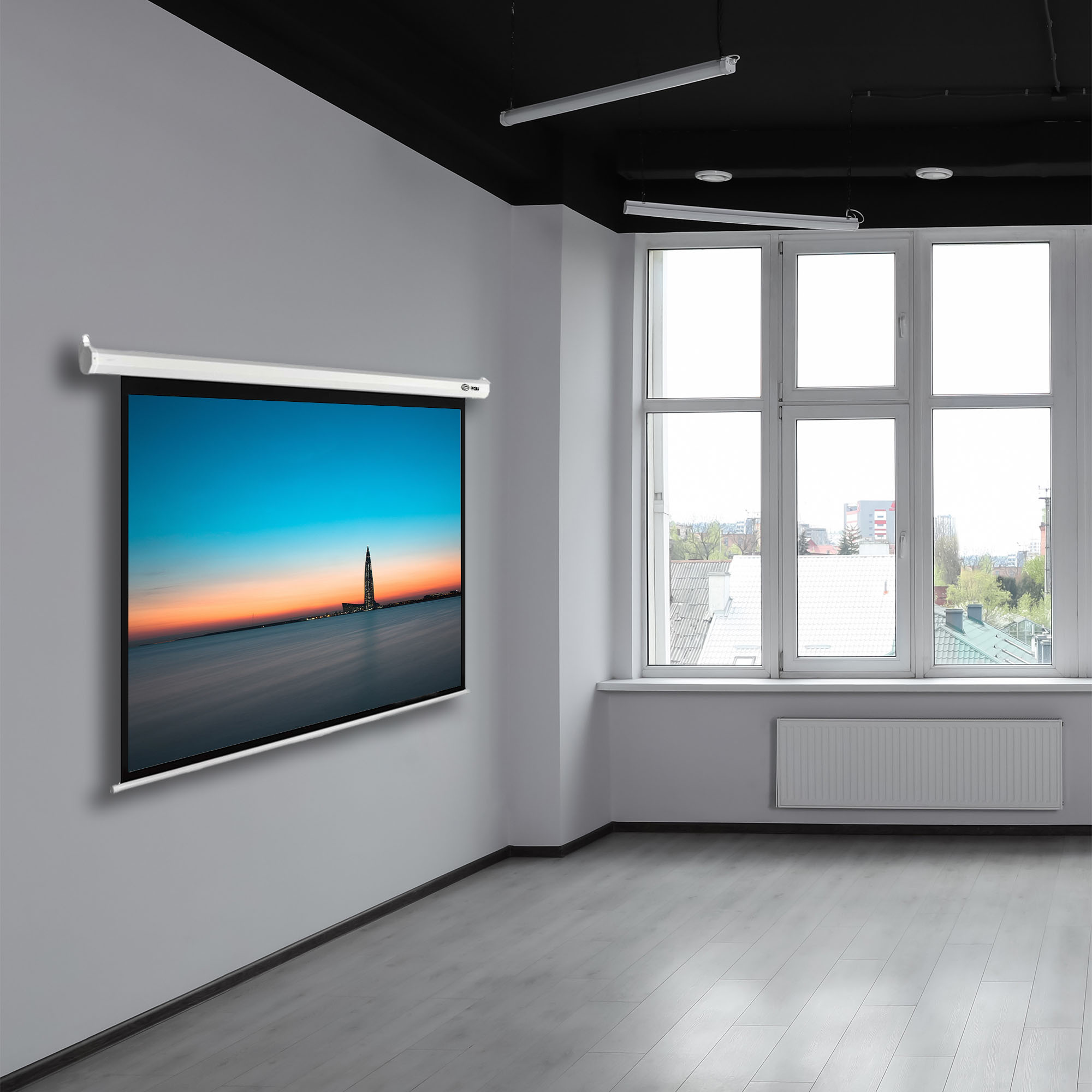 Экран Cactus 102" 138x220см SIlverMotoExpert CS-PSSME-220X138-WT 16:10 настенно-потолочный рулонный 