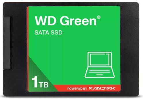 Твердотельный накопитель Western Digital Green SSD 2,5” SATA 1Tb, WDS100T5G0A, 1 year