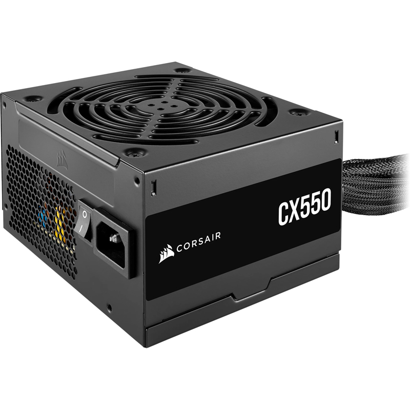 Блоки питания Corsair CX550, Model RPS0127, 550W 80+ Bronze (ATX, 2.31, Non-modular, 1x24(20+4)pin, 