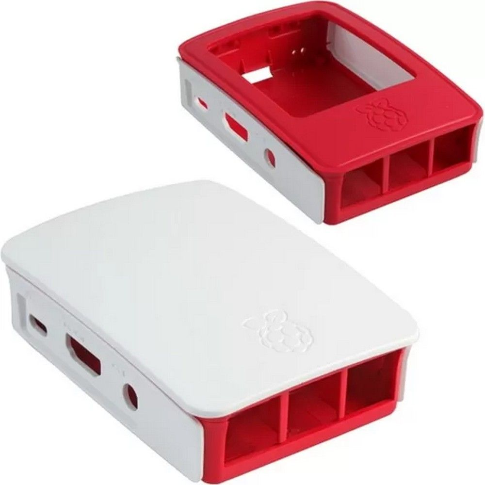Корпус ACD RA129  Red+White ABS Plastic case for Raspberry Pi 3 B/B+ (аналог арт.54201)(RASP1952) RA
