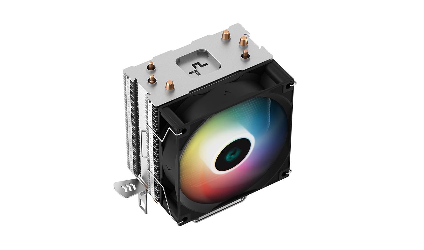 Устройство охлаждения(кулер) Deepcool AG300 LED RGB Soc-AM5/AM4/1200/1700/1851 серебристый 4-pin 18-